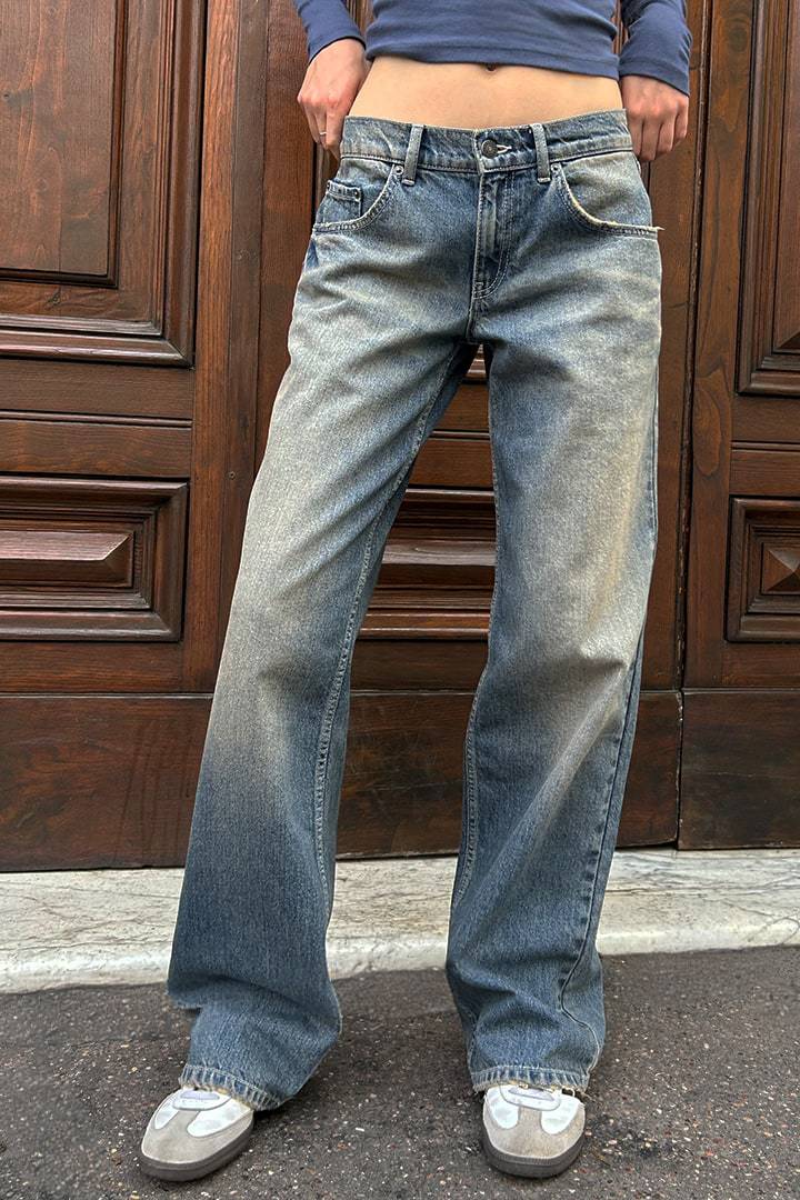 Women’s Fashion Wide Jeans with High Waist and Versatile Cut Ivyshape