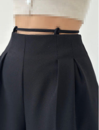 Women's High-Waisted Pleated Trousers Ivyshape