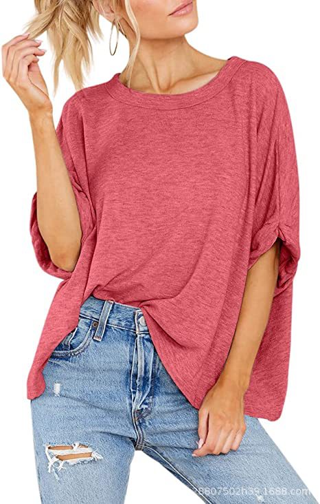 Ladies casual oversized T-shirt Ivyshape