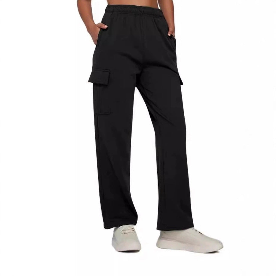 Women Cargo Pants with Wide Leg and Practical Side Pockets Ivyshape