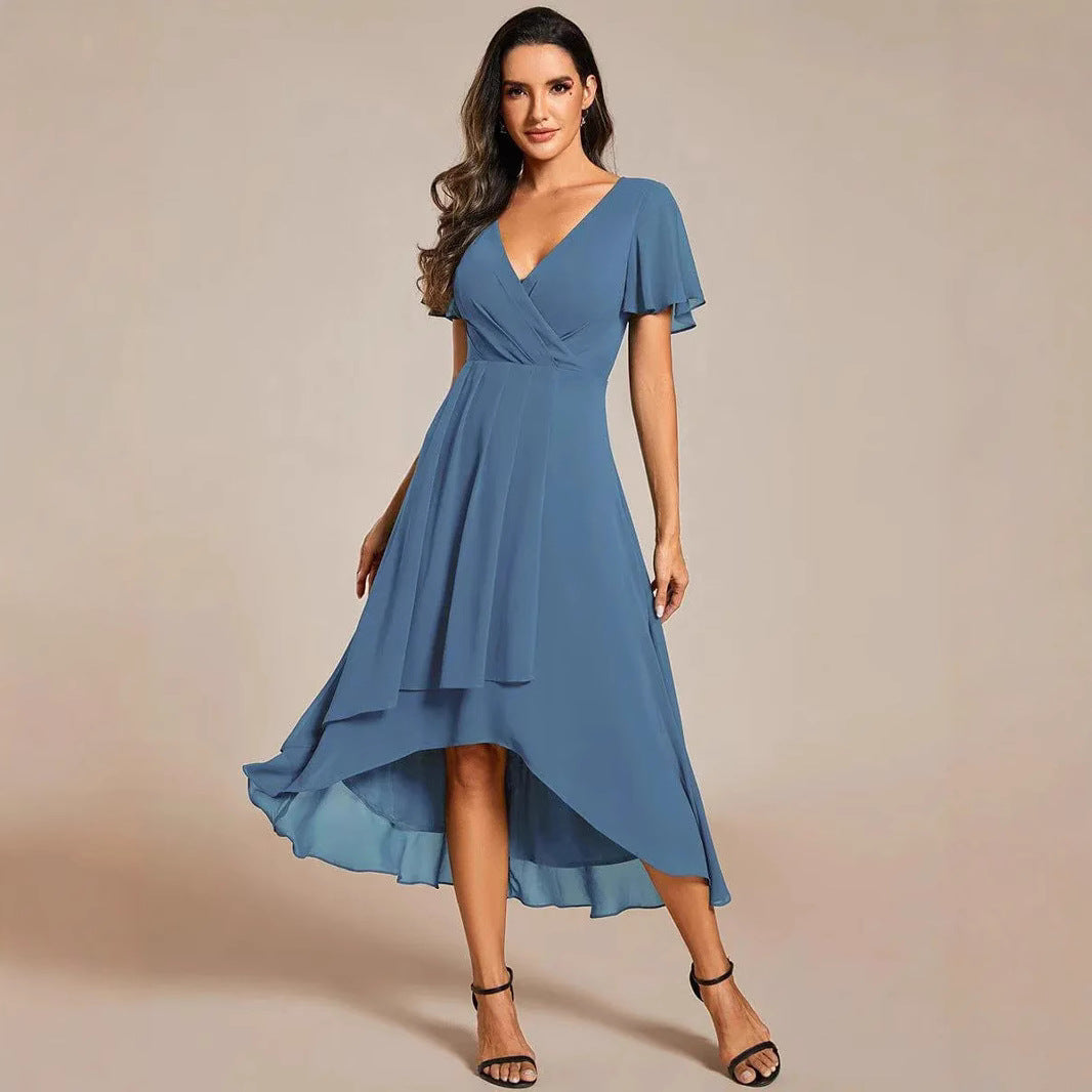 Ladies stylish wrap dress Ivyshape