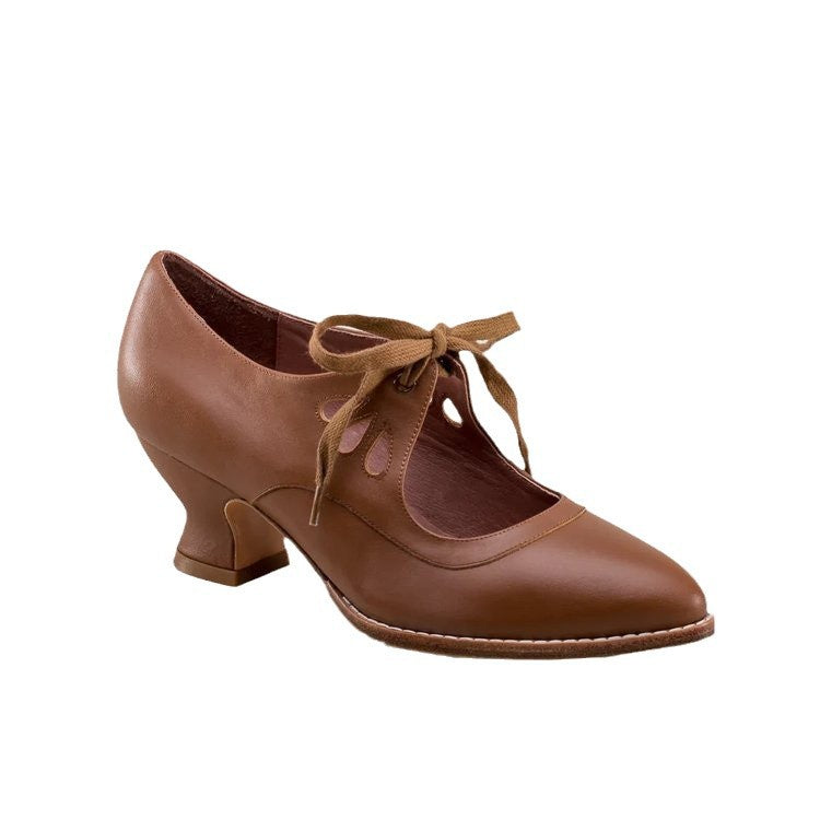 Women Elegant Lace-up Pumps with Modern Opening and Classic Design Ivyshape