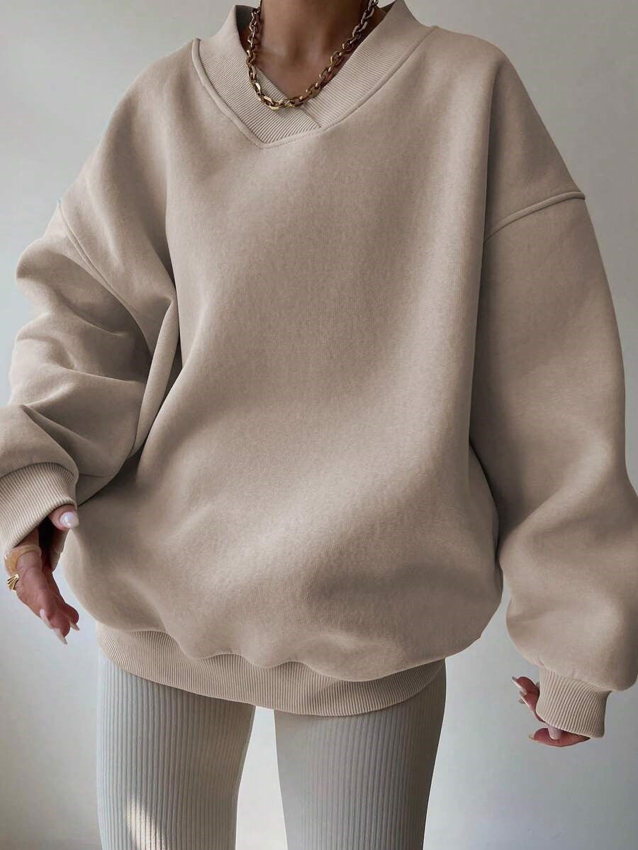 Ivyshape | Casual Long-Sleeve Sweatshirt