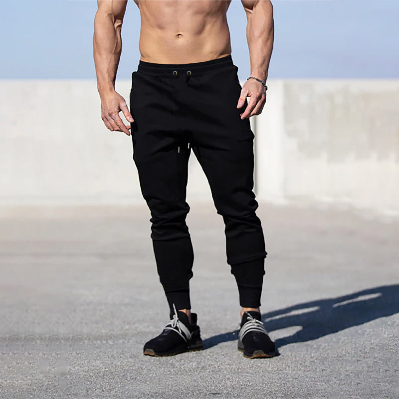 Men's comfortable sports pants with elastic waistband Ivyshape