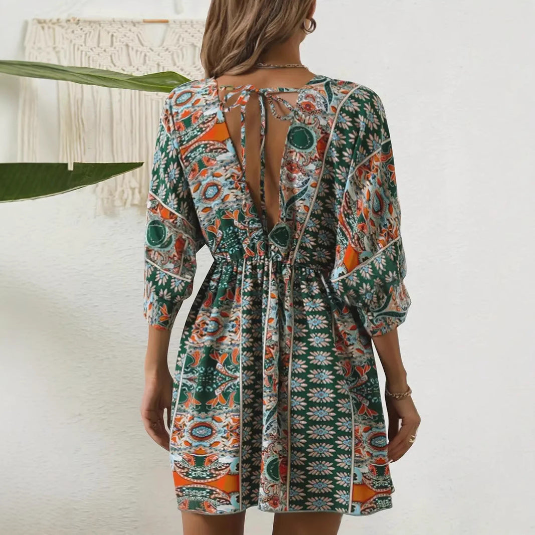 Women fashionable mini dress Ivyshape