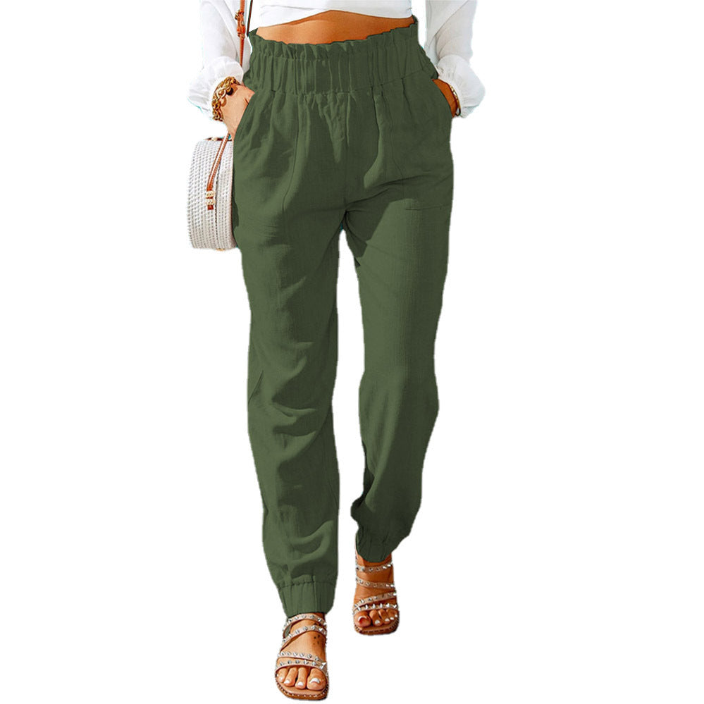 Women's Jogging Pants with Elastic Waistband Ivyshape