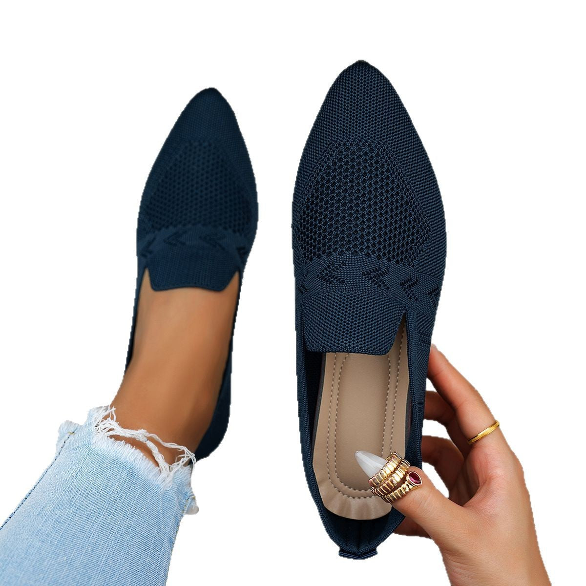 Women's breathable slip-ons with Flex technology Ivyshape