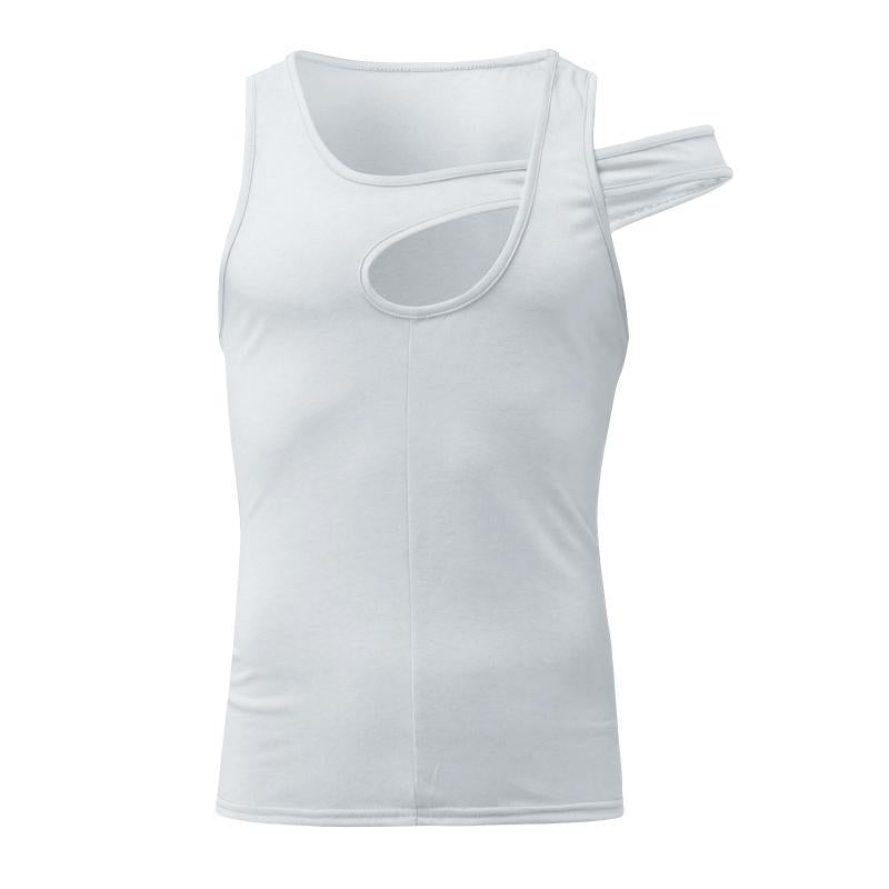 Men's Sports Sleeveless Tank Top with Creative Design Ivyshape