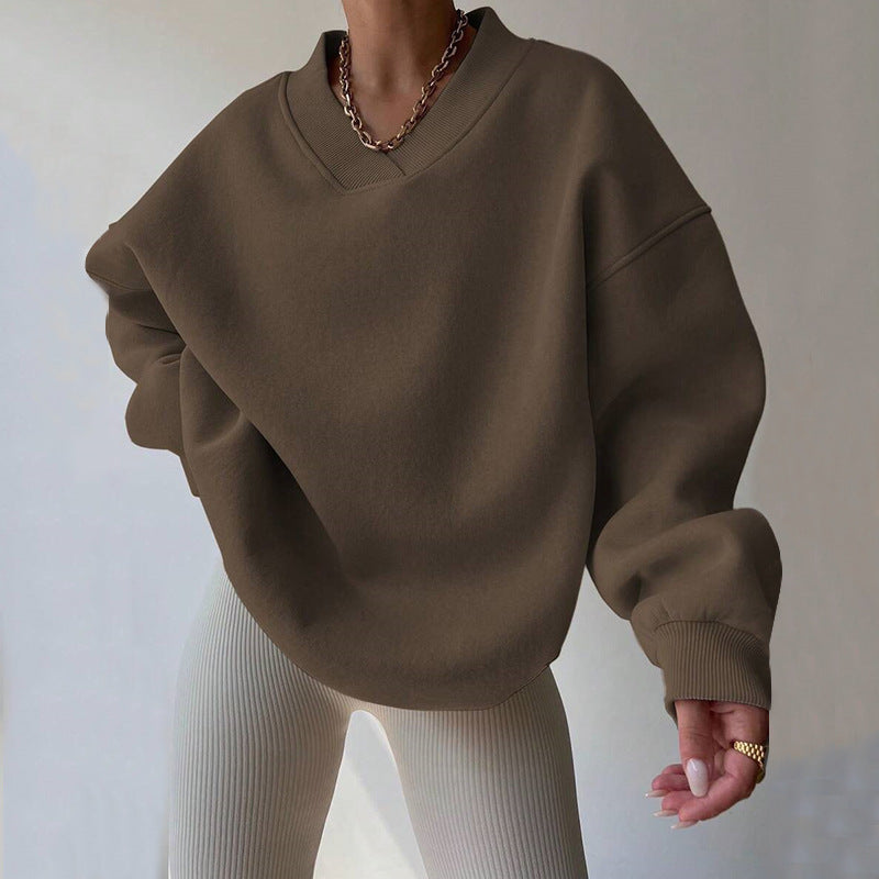 Ivyshape | Casual Long-Sleeve Sweatshirt