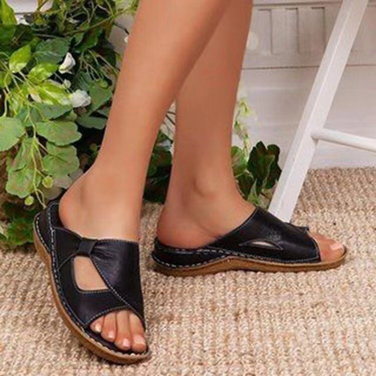 Women's Comfortable Slippers with Fashionable Strap Design and Health-Promoting Footbed Ivyshape