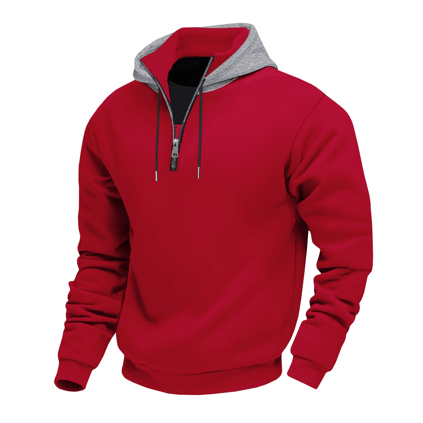 Men's hoodie with modern zipper and breathable fabric quality Ivyshape