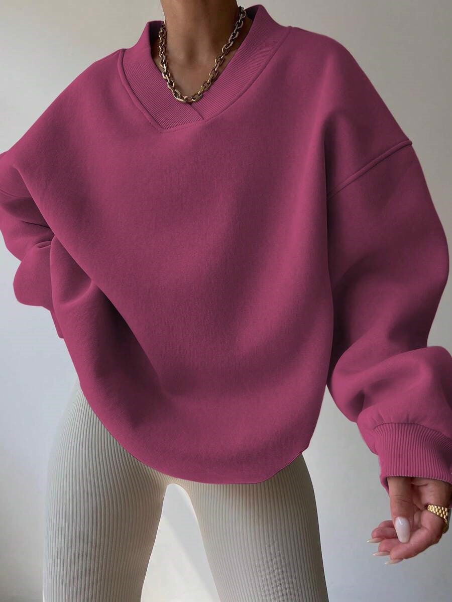 Ivyshape | Casual Long-Sleeve Sweatshirt