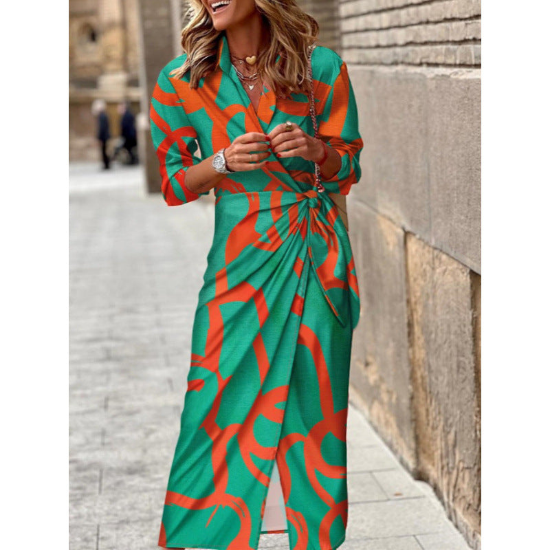 Women Elegant Wrap Dress Ivyshape