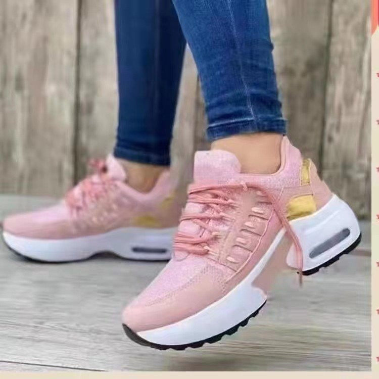 Women Light Air Cushion Sneakers Ivyshape