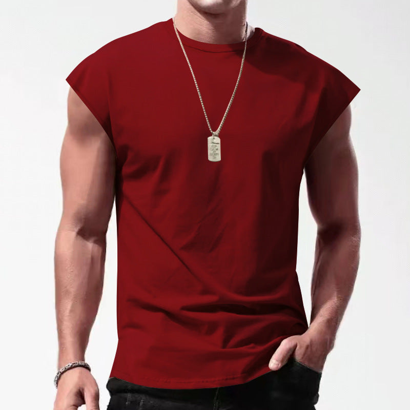 Men's Sleeveless Sports Shirt made of breathable material with stylish design Ivyshape