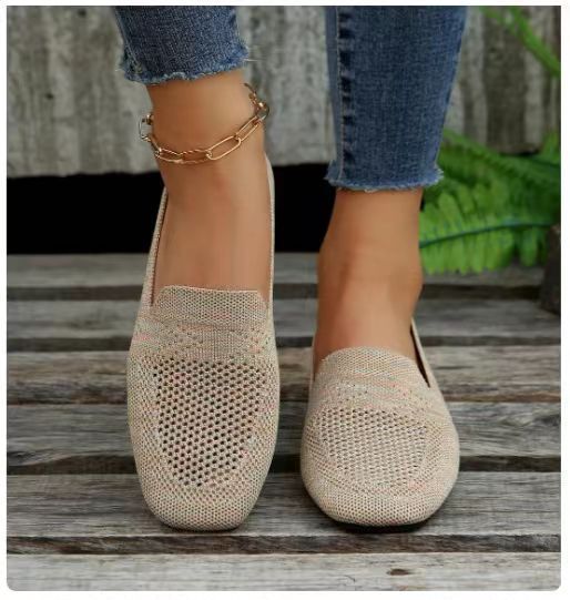 Ladies breathable and comfortable casual shoes in ballerina style Ivyshape