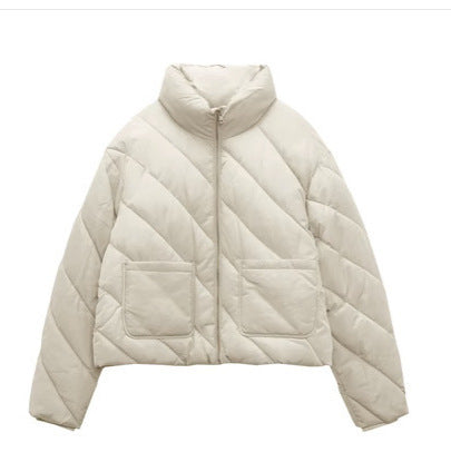 IvyShape | Twill quilted cotton jacket