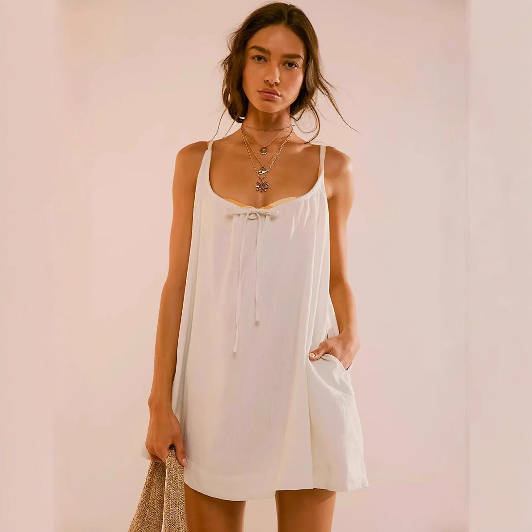 Women loose summer dress Ivyshape