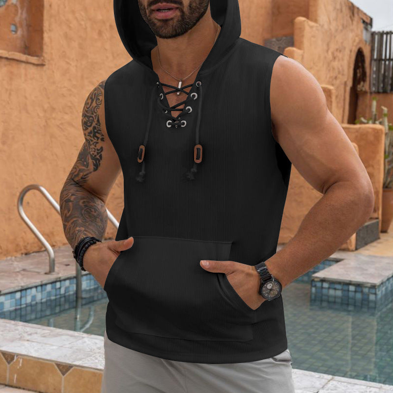 Men's Hooded Workout Shirt Ivyshape