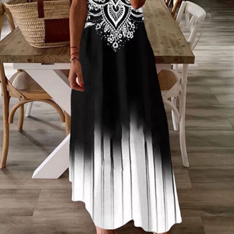 Women's Maxi Dress with Elegant Lace Decoration Ivyshape