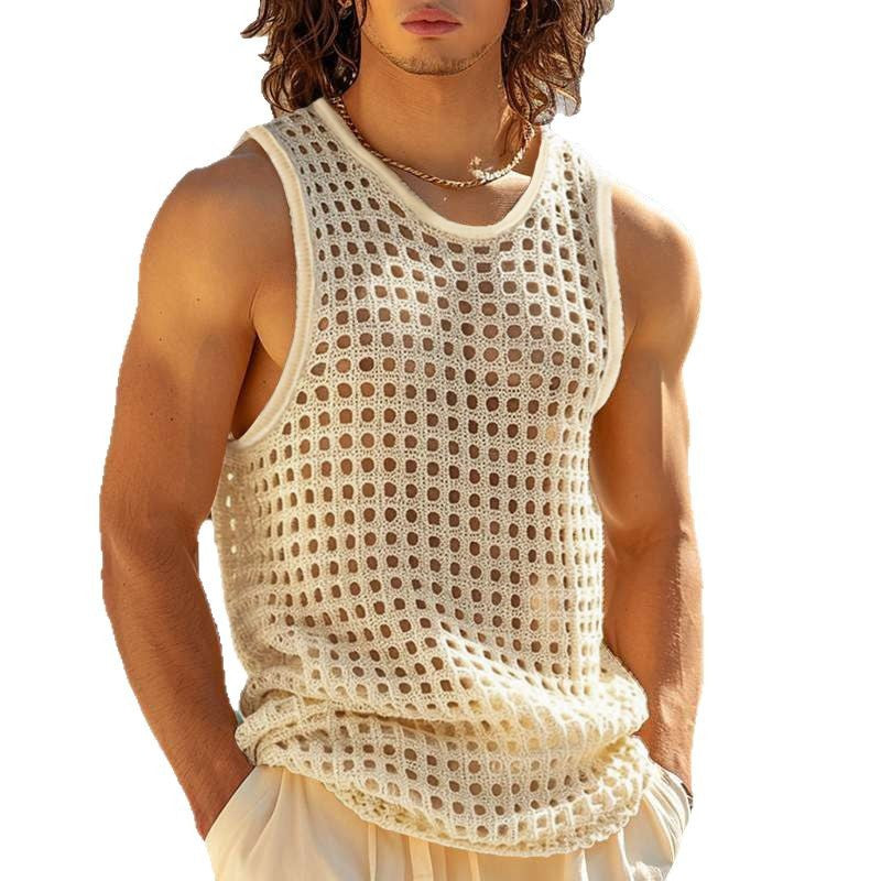 Men's Mesh Sports Tank Top Ivyshape
