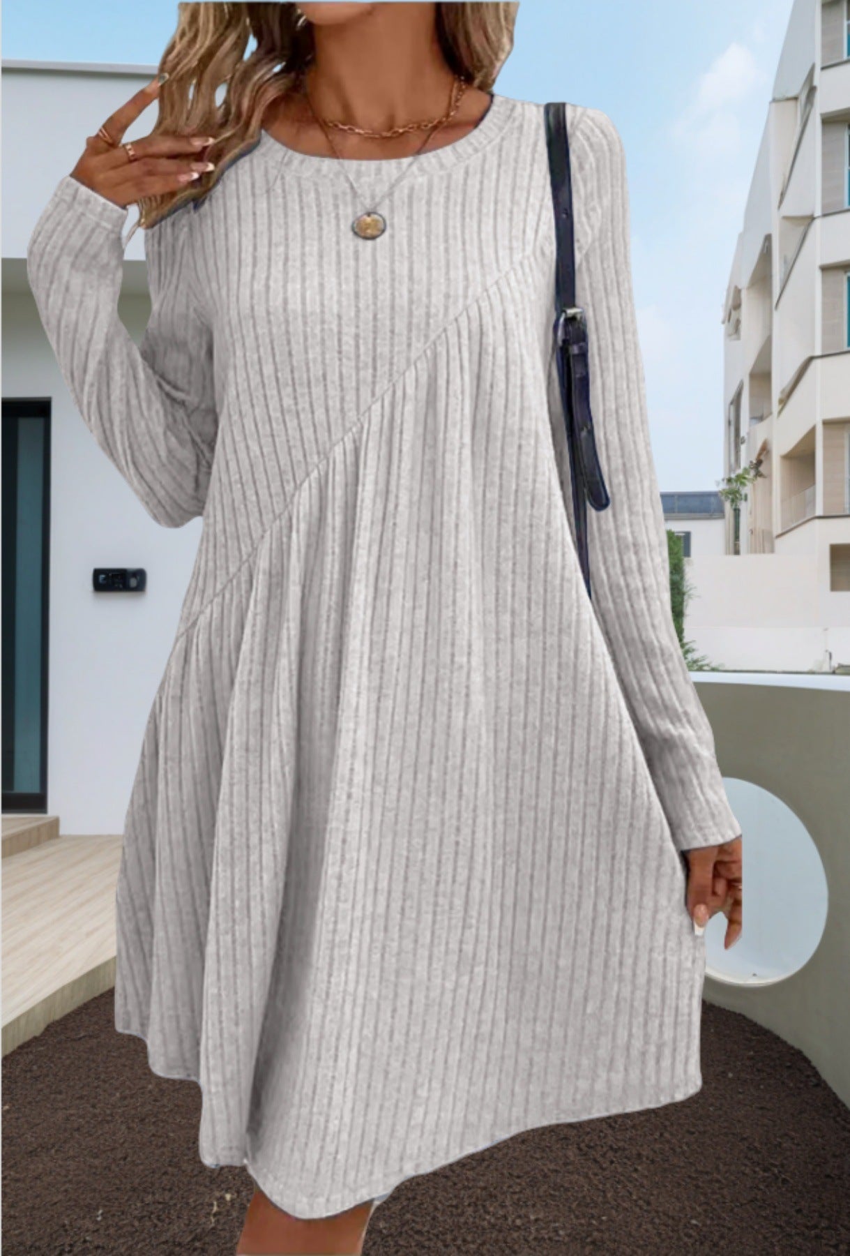 Women's Casual Long Shirt Dress Ivyshape