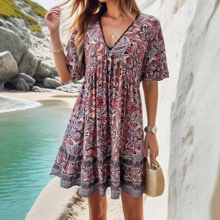 Women's Casual Boho Dress Ivyshape