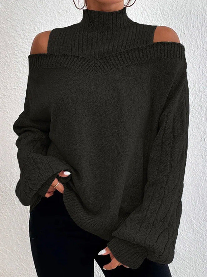 IvyShape | Oversized Cross-Border Knitted Sweater for Women