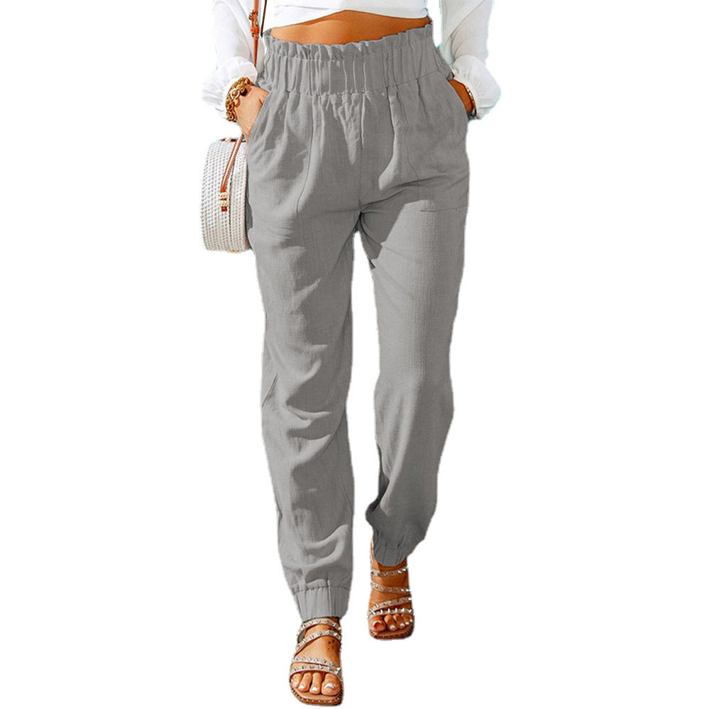 Women's Jogging Pants with Elastic Waistband Ivyshape