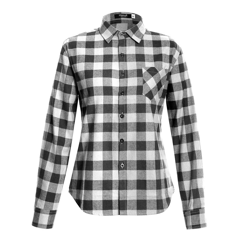 Women's career shirt made of high-quality cotton blend Ivyshape