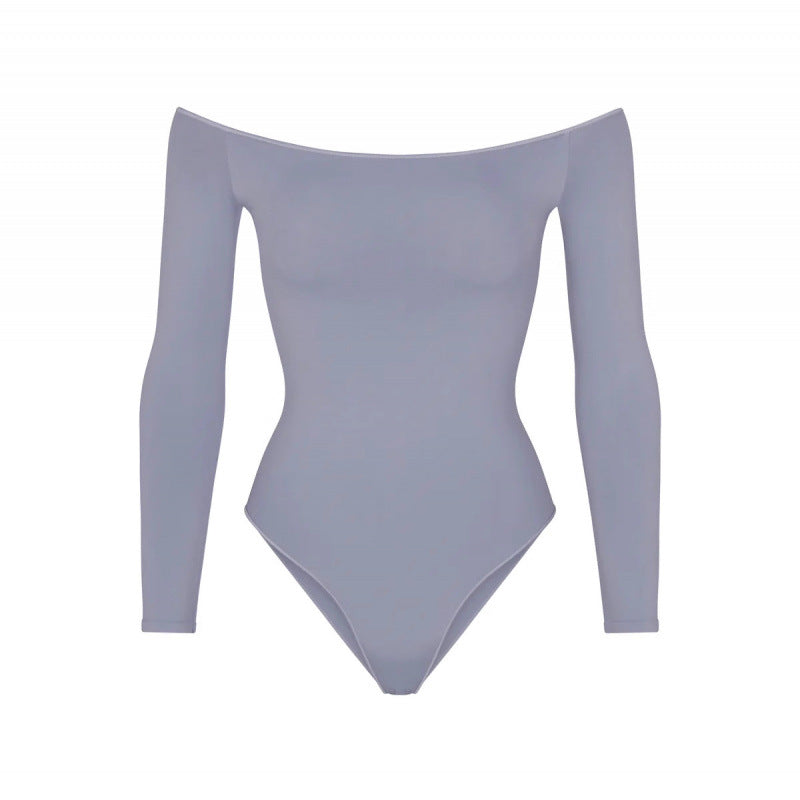 Women's Off-Shoulder Long Sleeve Bodysuit Ivyshape