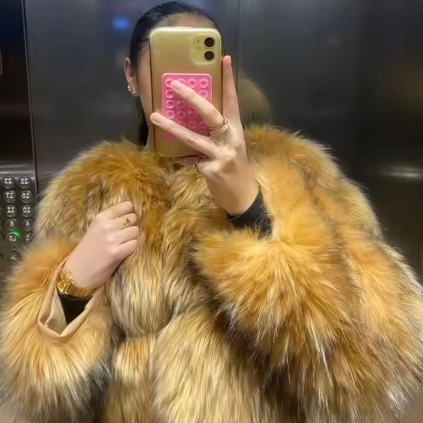 Women Faux Fur Jacket Ivyshape