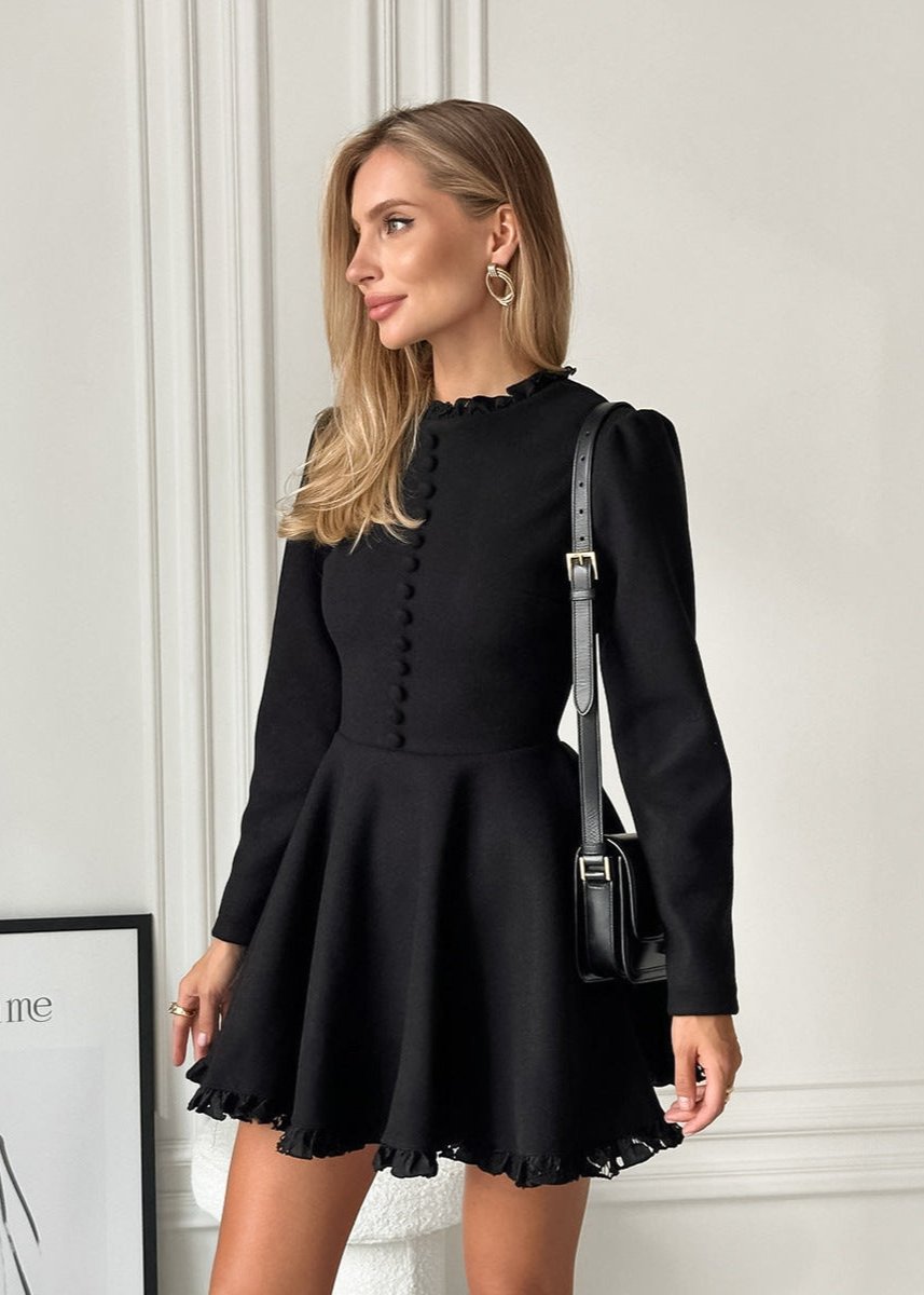 Ivyshape | Elegance Buttoned Mini Dress