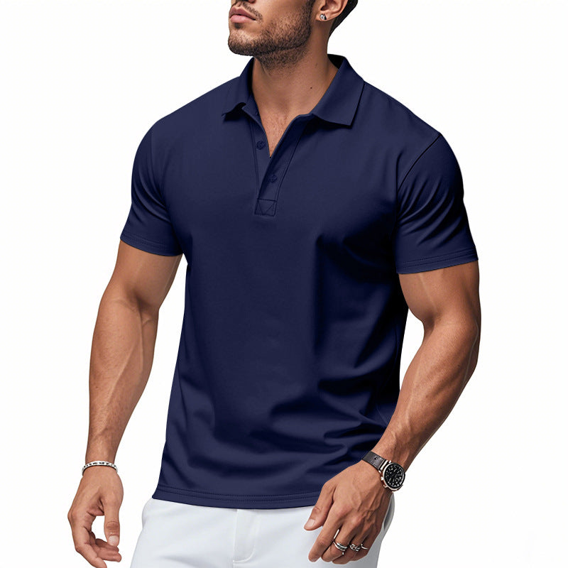 Men's polo shirt with modern quick-drying fabric and elegant fit Ivyshape