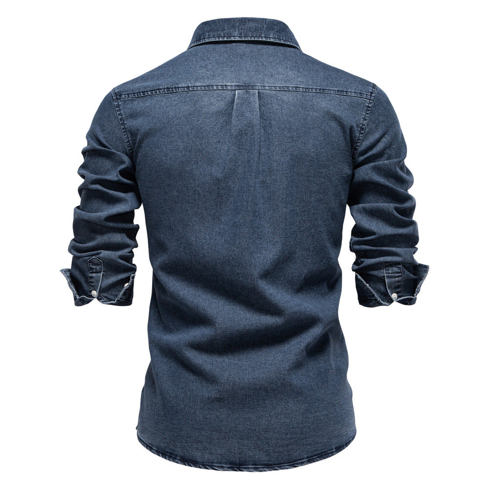 Men's Denim Shirt Ivyshape
