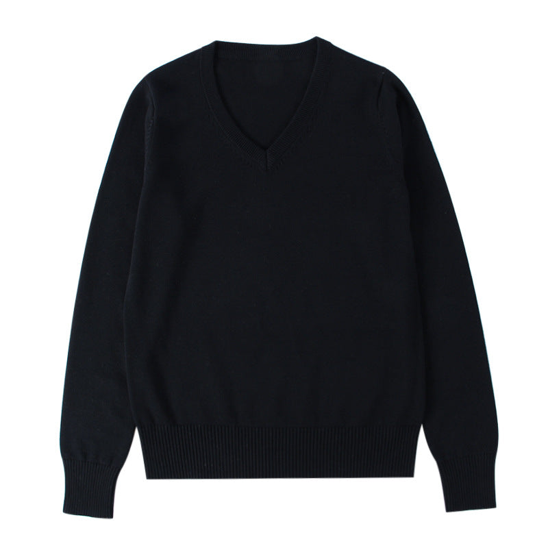 Women V-Neck Knit Sweater Ivyshape