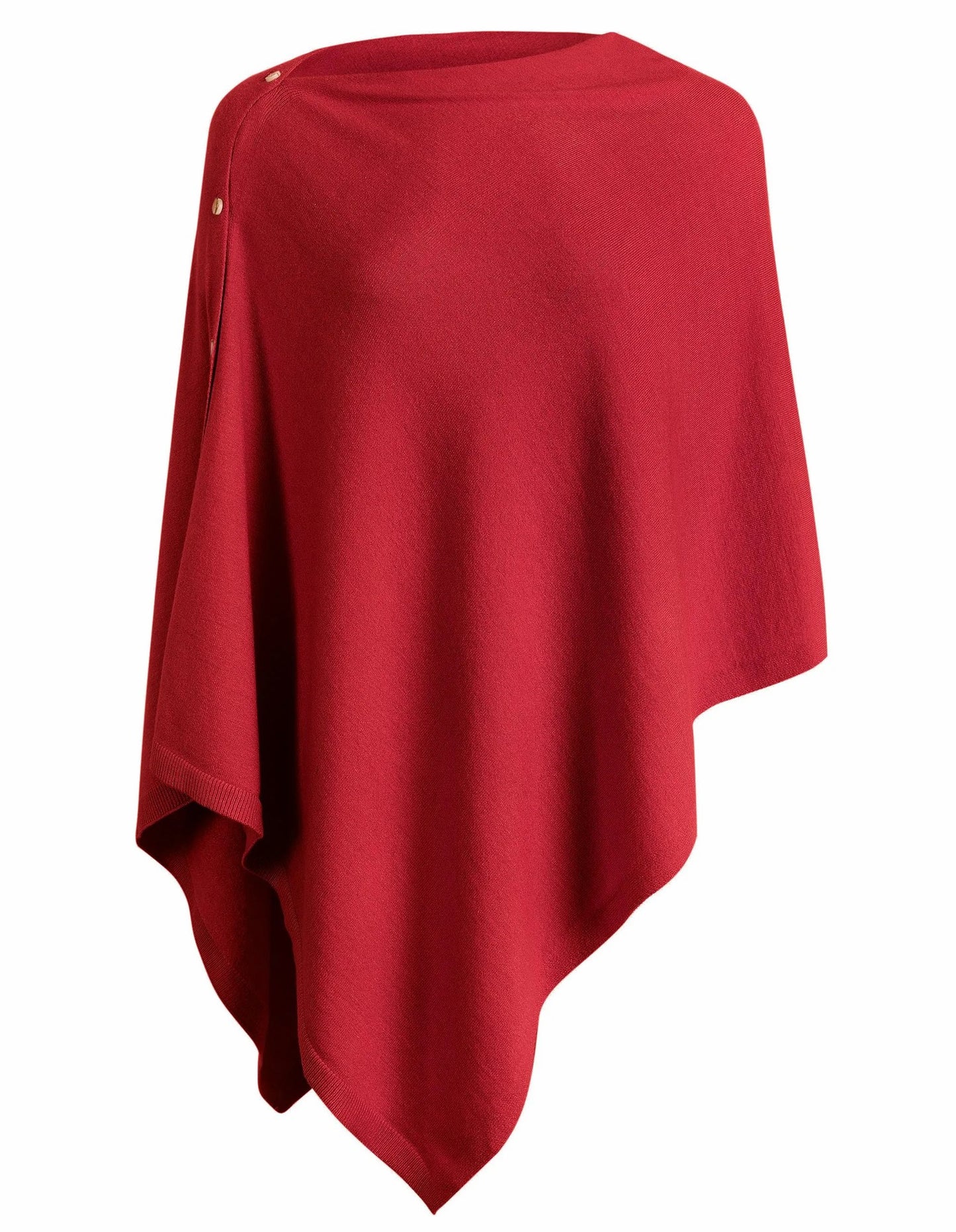 Women's versatile poncho made from high-quality material blend Ivyshape