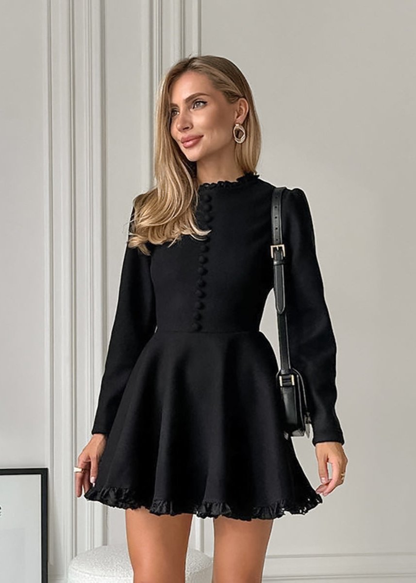 Ivyshape | Elegance Buttoned Mini Dress