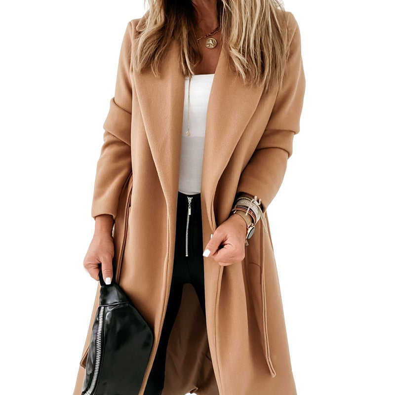 Ivyshape | Long Wool Coat