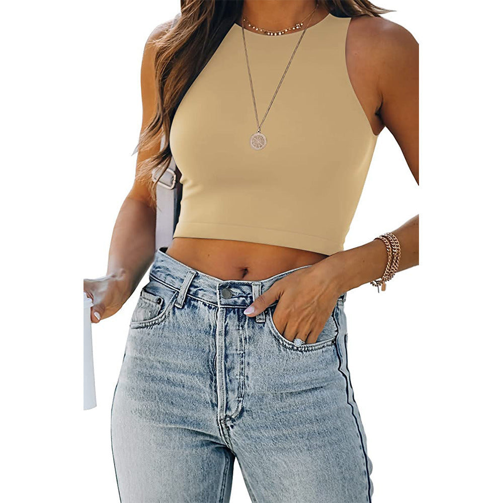 Women's fitted Crop Top Ivyshape