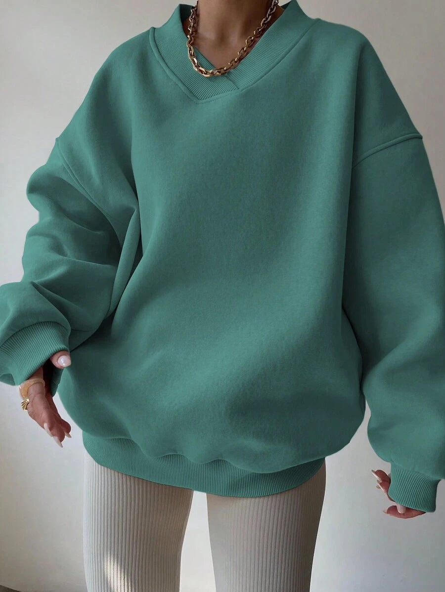 Ivyshape | Casual Long-Sleeve Sweatshirt