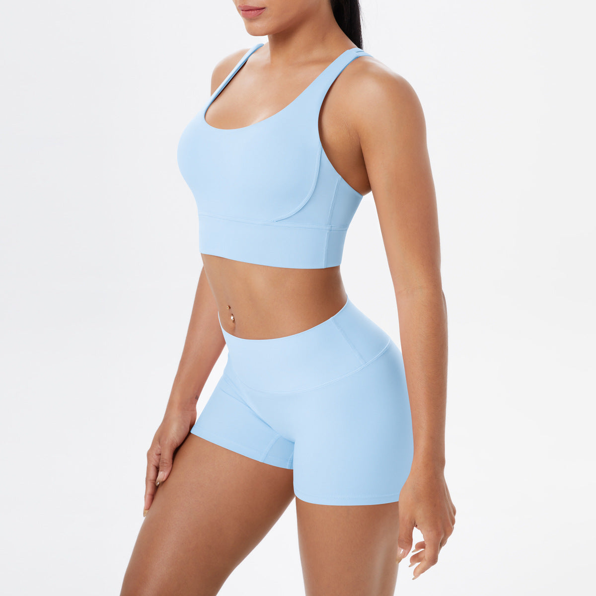 Women's sports bra with 4-way adjustable straps and high comfort Ivyshape