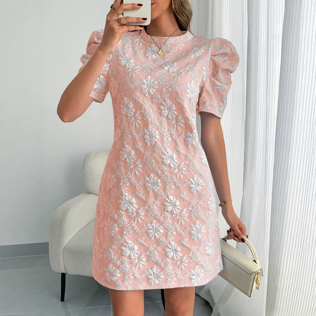 Women Embroidered Floral Mini Dress Ivyshape
