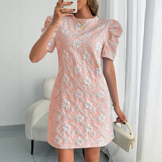 Women Embroidered Floral Mini Dress Ivyshape