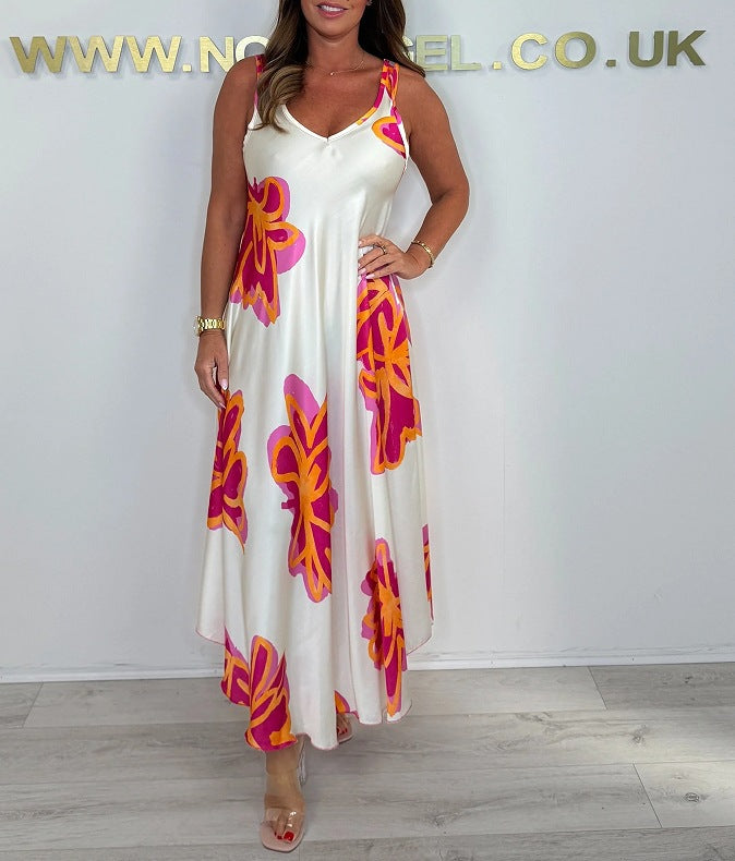Women Elegant Floral Maxi Dress Ivyshape