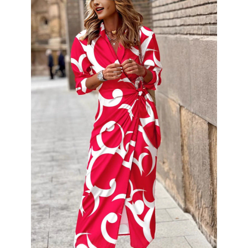 Women Elegant Wrap Dress Ivyshape
