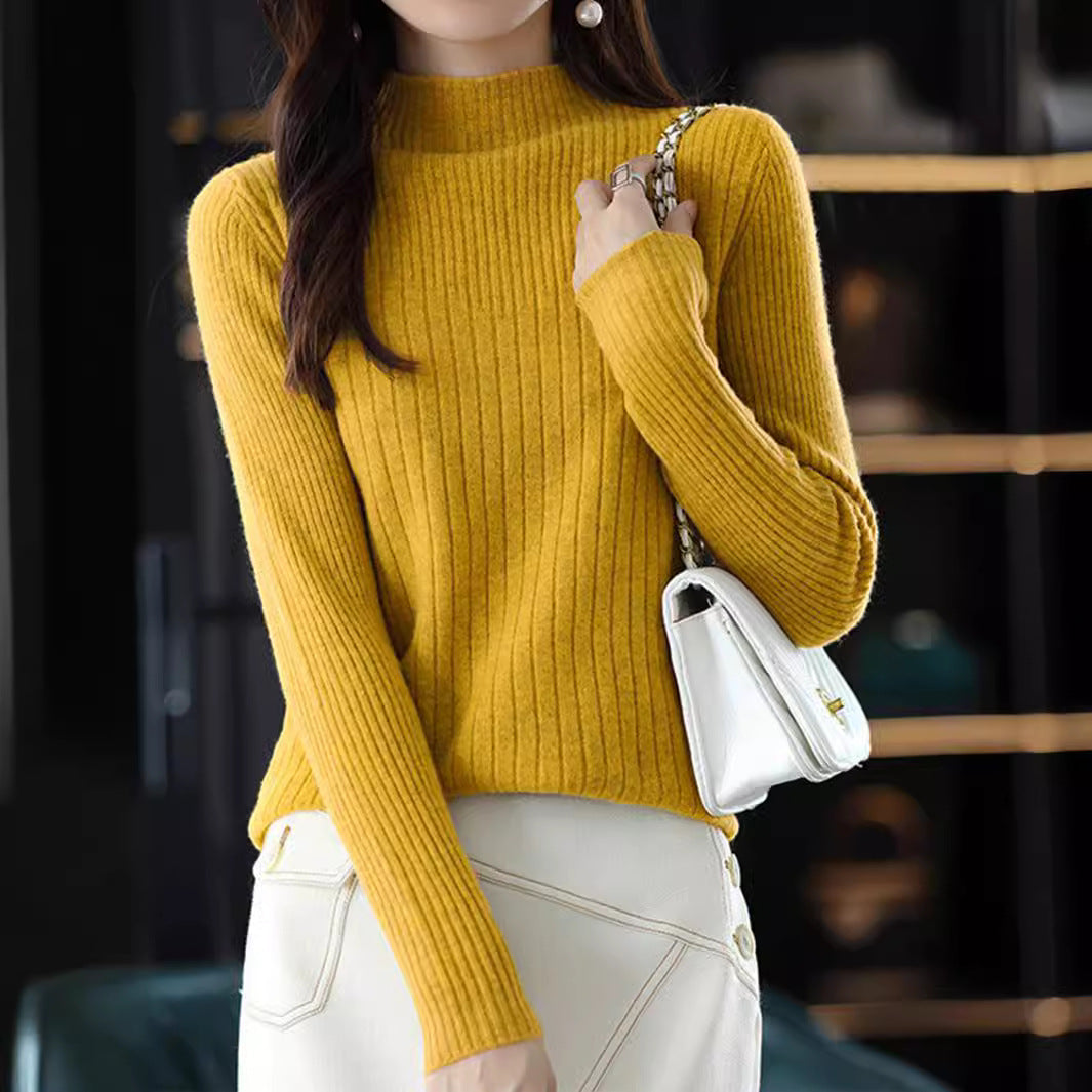 IvyShape | Slimming Long Sleeve Knitted Base Shirt