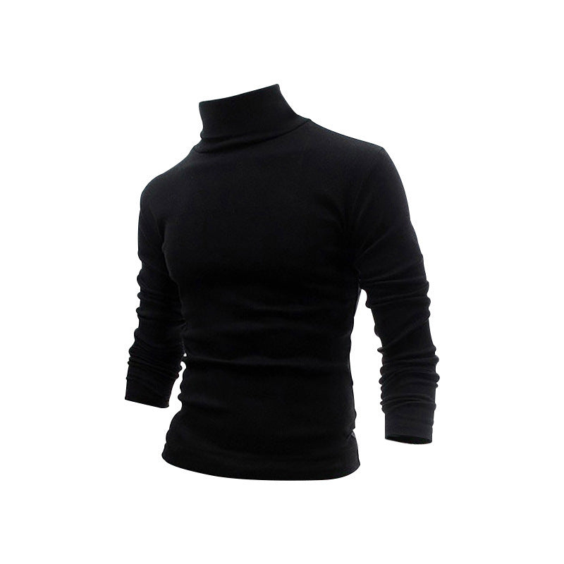 Men's High Quality Stand Collar Sweater Made of Soft Material Ivyshape
