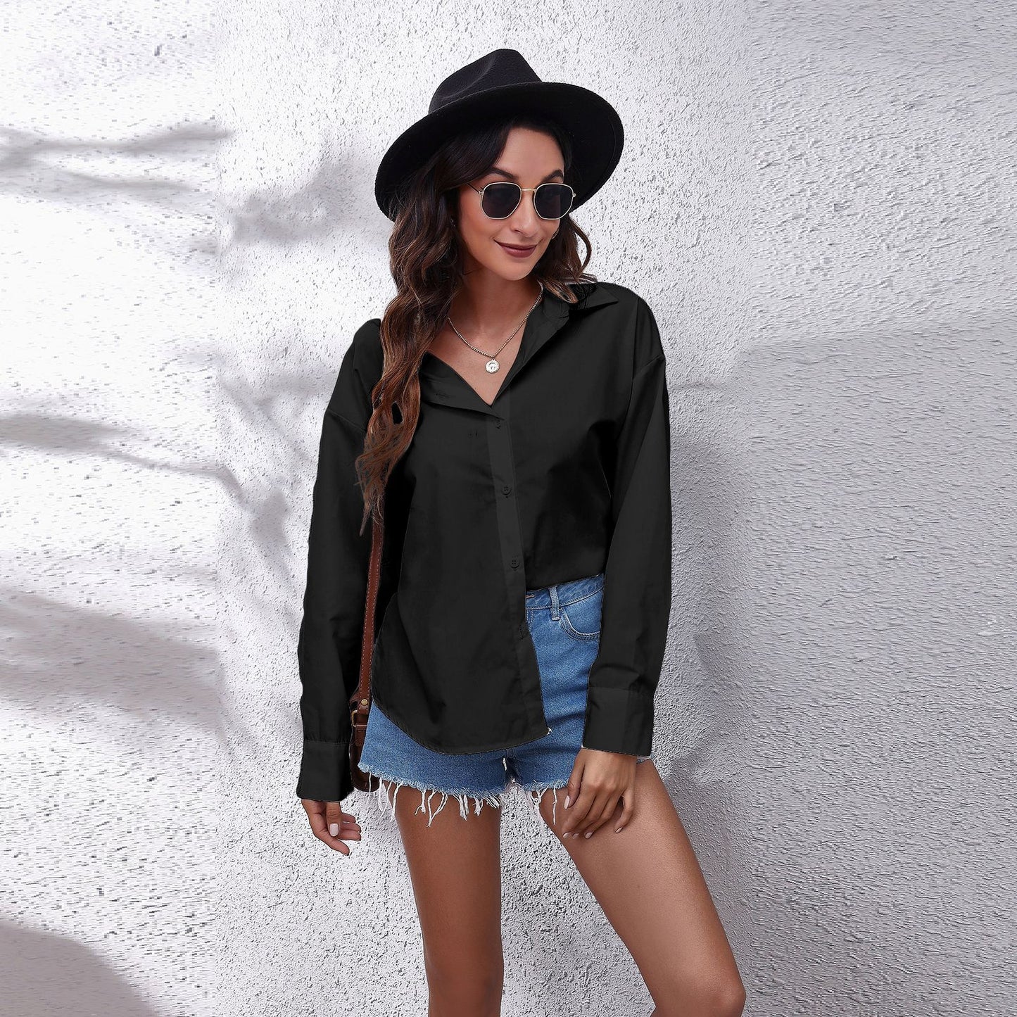 Women Off-Shoulder Blouse with Closed Sleeves and Decorative Back Cutout Ivyshape