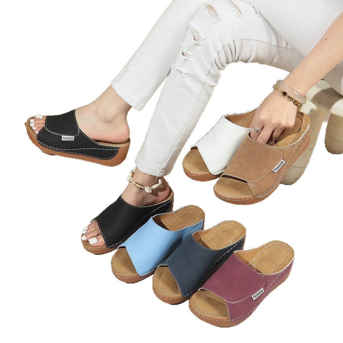 Women Comfortable Clogs with Platform and Trendy Design Ivyshape